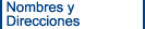 Nombres y Direcciones